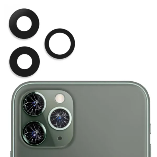 For iPhone 11 Pro : 11 Pro Max Replacement Camera Lens (glass only)