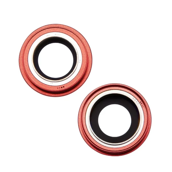 For Apple iPhone 14 14 Plus Replacement Rear Camera Lens With Cover Bezel Ring (Red)