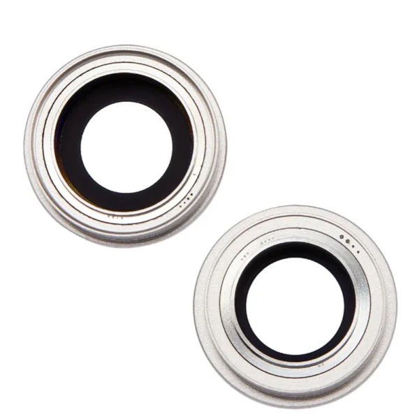 For Apple iPhone 14 14 Plus Replacement Rear Camera Lens With Cover Bezel Ring (Starlight)