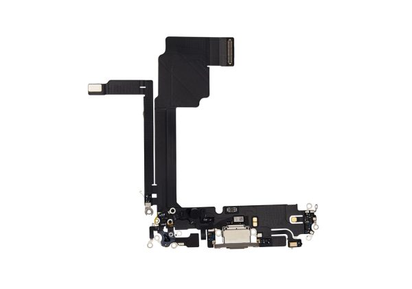 iPhone 15 Pro Max Charging Port Flex Cable-Natural Titanium