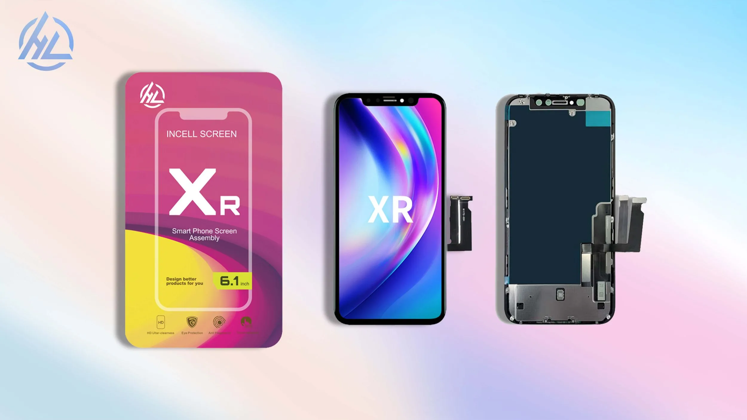 HL Incell Screen iPhone XR Smart Phone LCD Display Screen Assembly